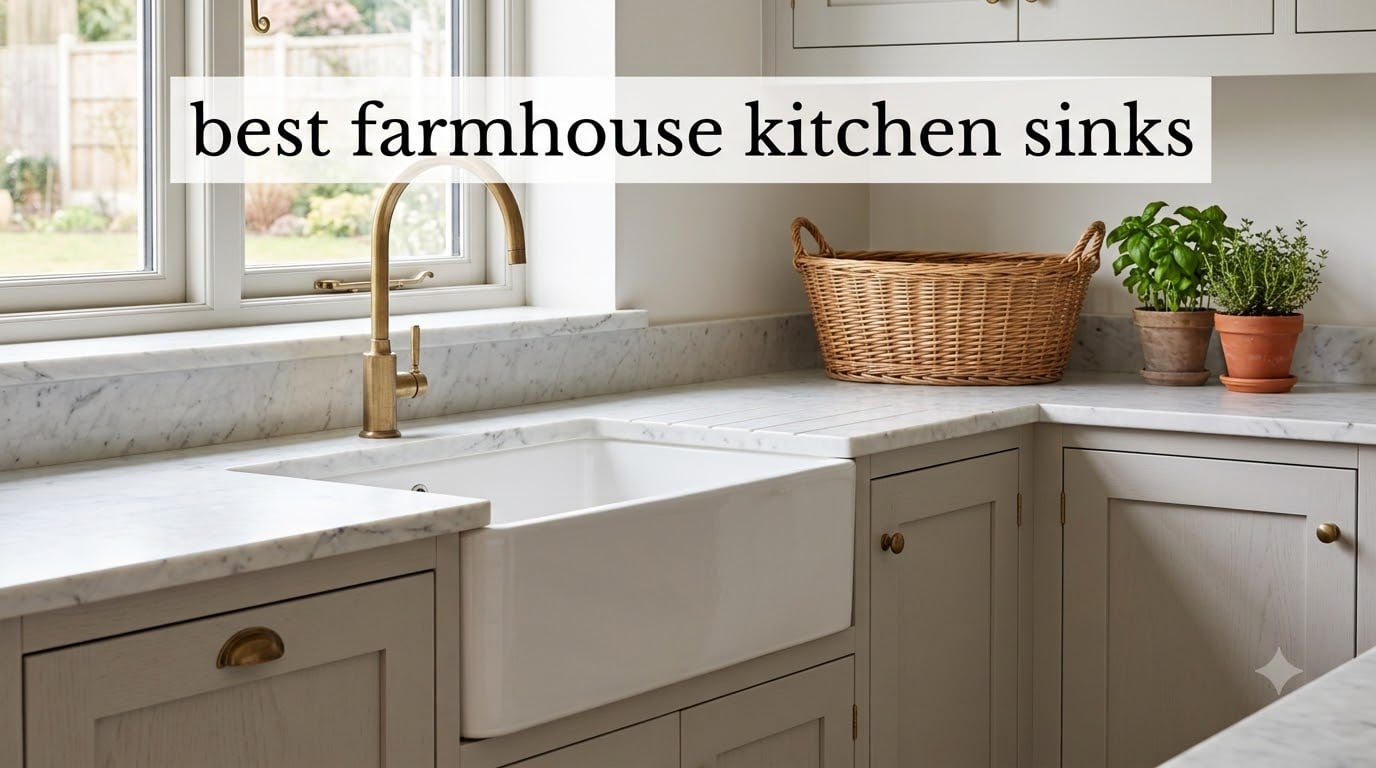 best farmhouse kitchen sinks