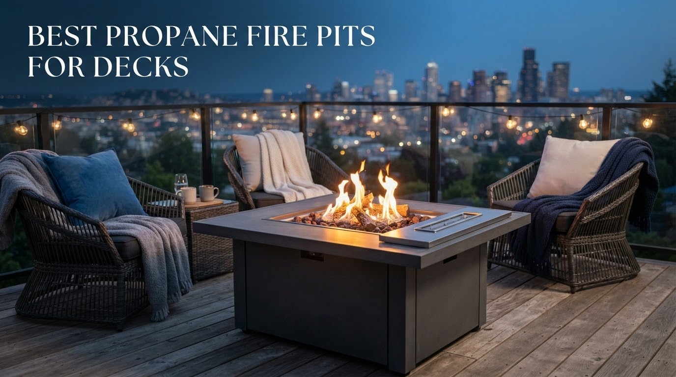 best propane fire pits for decks