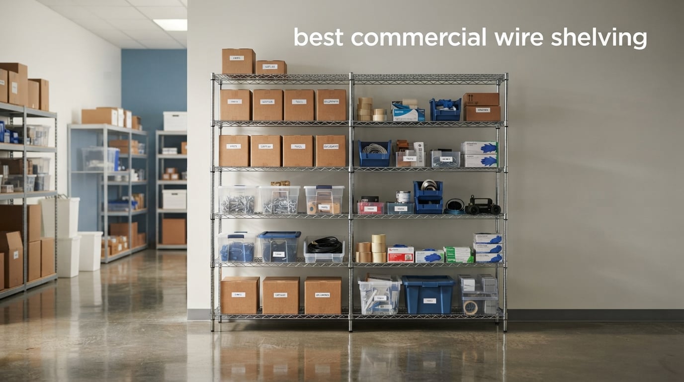 best commercial wire shelving