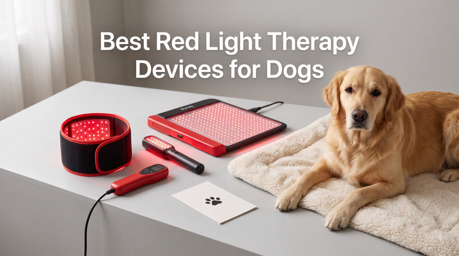 Best Red Light Therapy Devices for Dogs