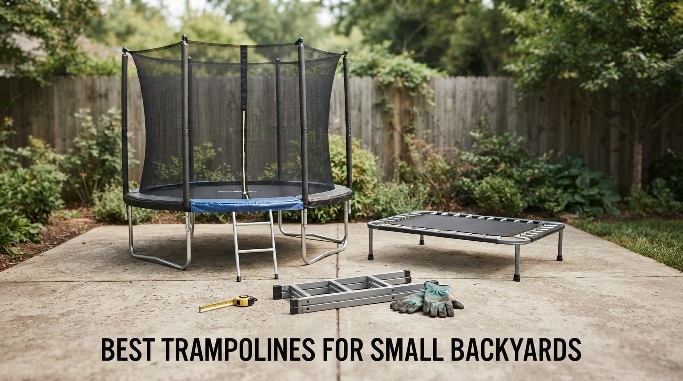 best trampolines for small backyards