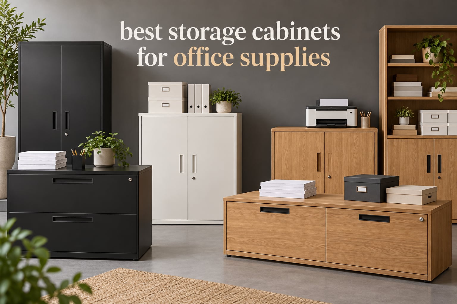 best storage cabinets for office supplies