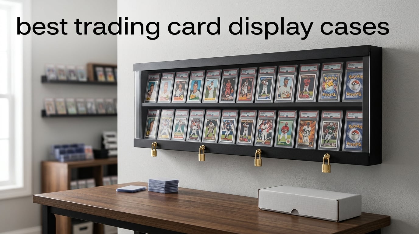 best trading card display cases