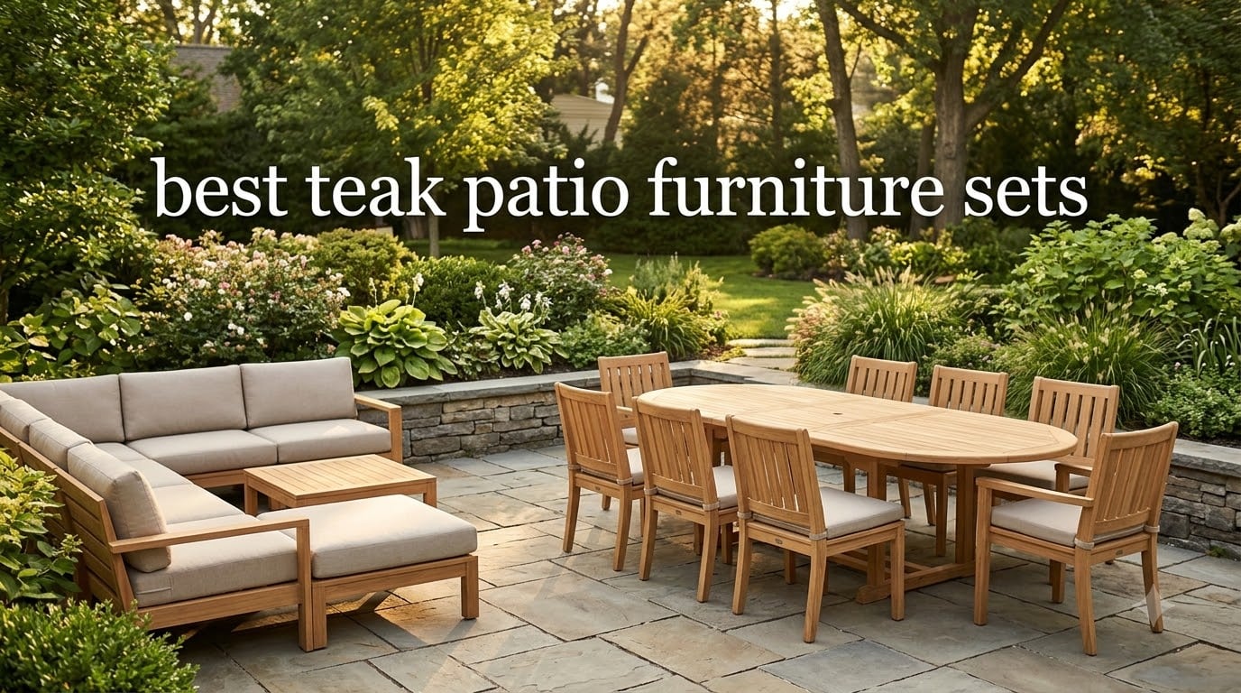 best teak patio furniture sets