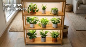 best grow light shelves