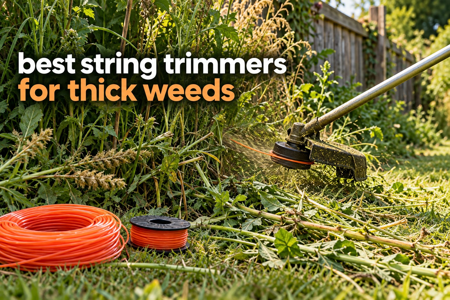 best string trimmers for thick weeds