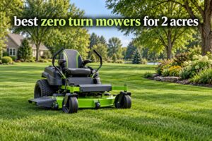 best zero turn mowers for 2 acres