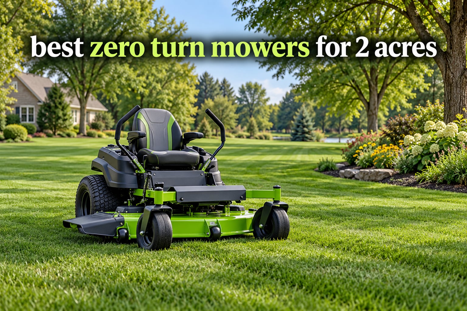 best zero turn mowers for 2 acres