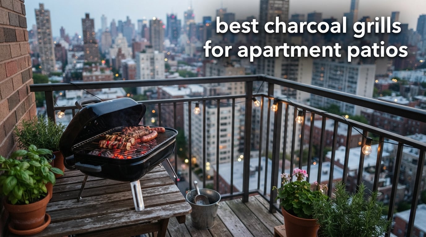 best charcoal grills for apartment patios