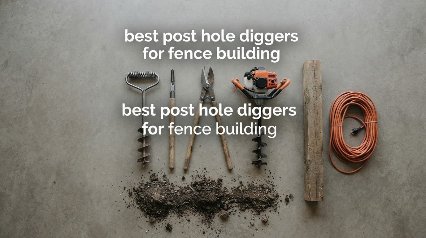 best post hole diggers for fence building