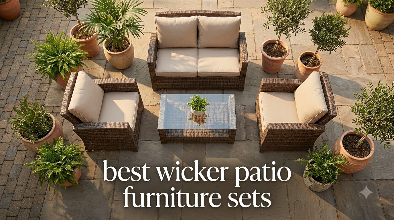 best wicker patio furniture sets