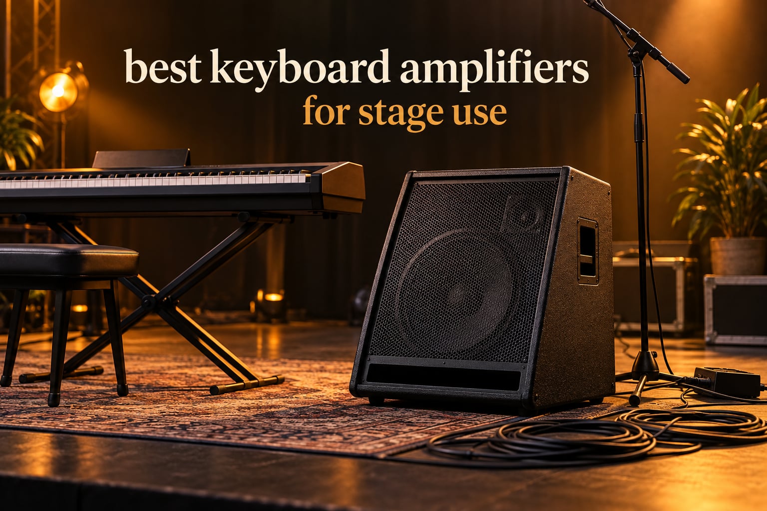 best keyboard amplifiers for stage use