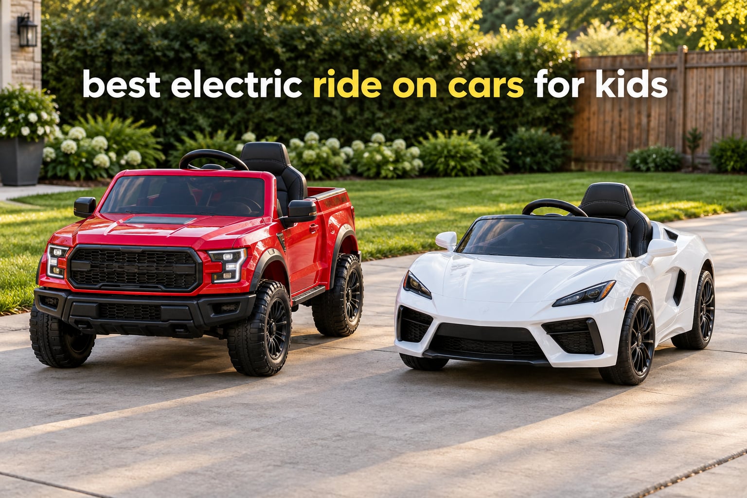 best electric ride on cars for kids