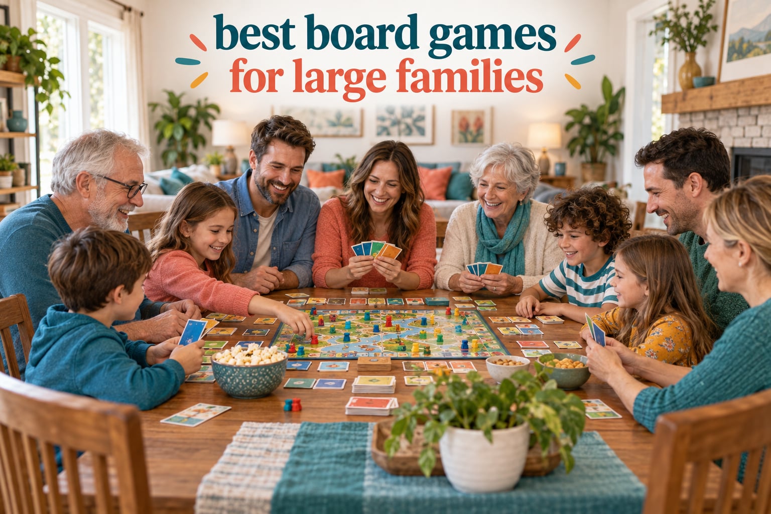 best board games for large families