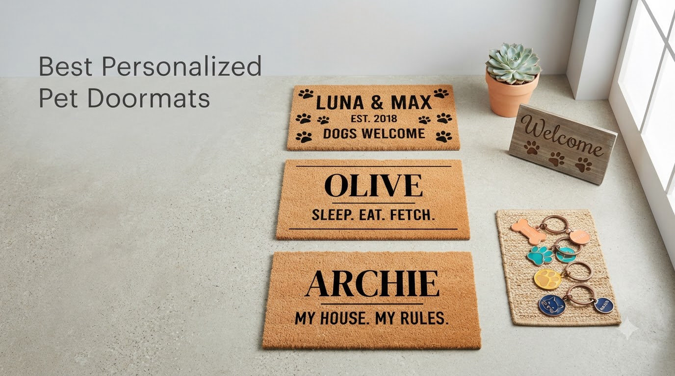 Best Personalized Pet Doormats
