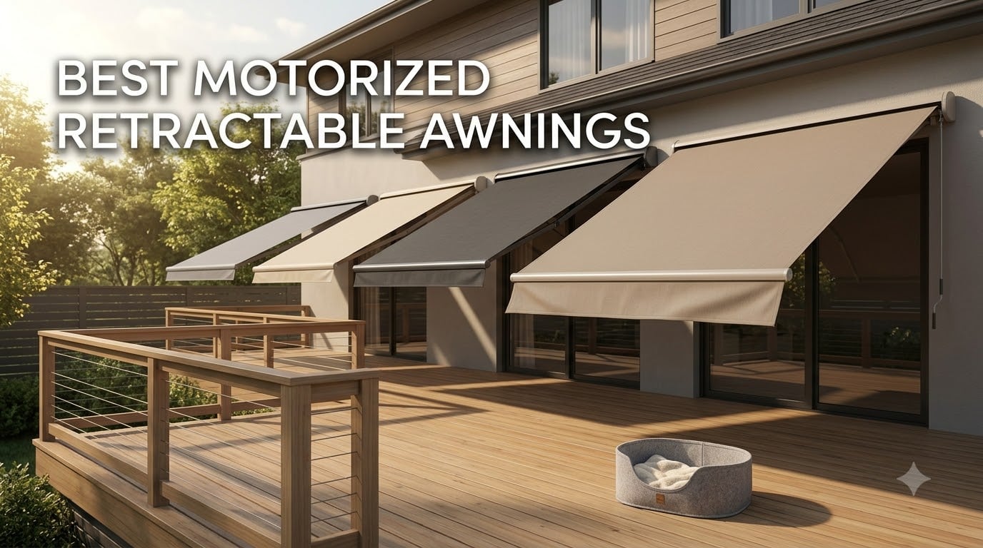 best motorized retractable awnings