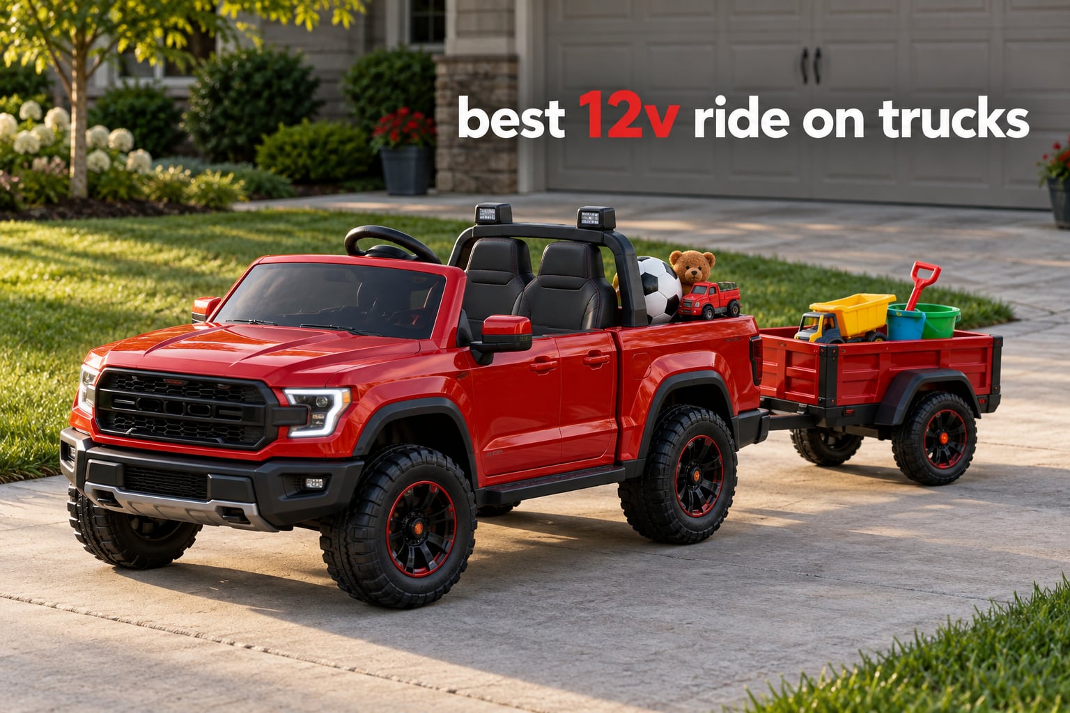 best 12v ride on trucks