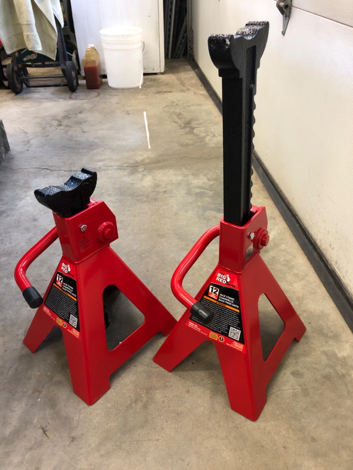 Big RED 12 Ton Jack Stands,18.31