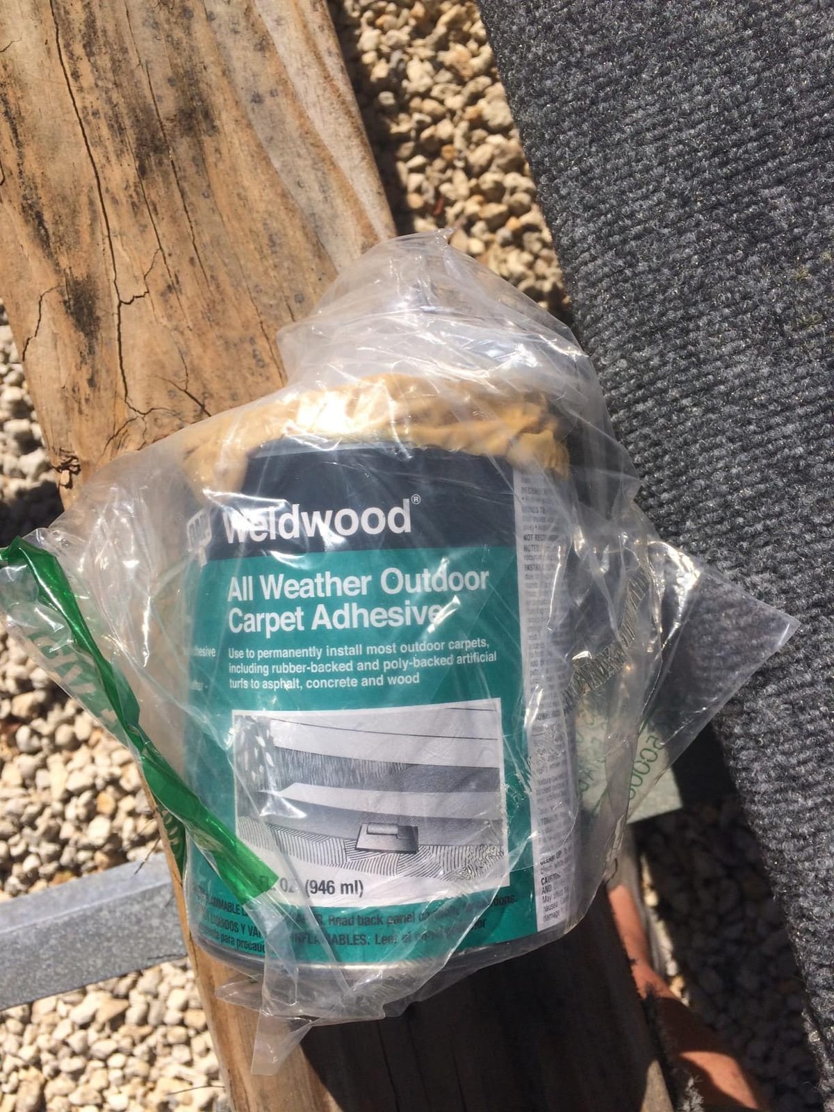 Dap 00442 Weldwood All-Weather Outdoor Carpet Adhesive, 1-Quart customer photo 2