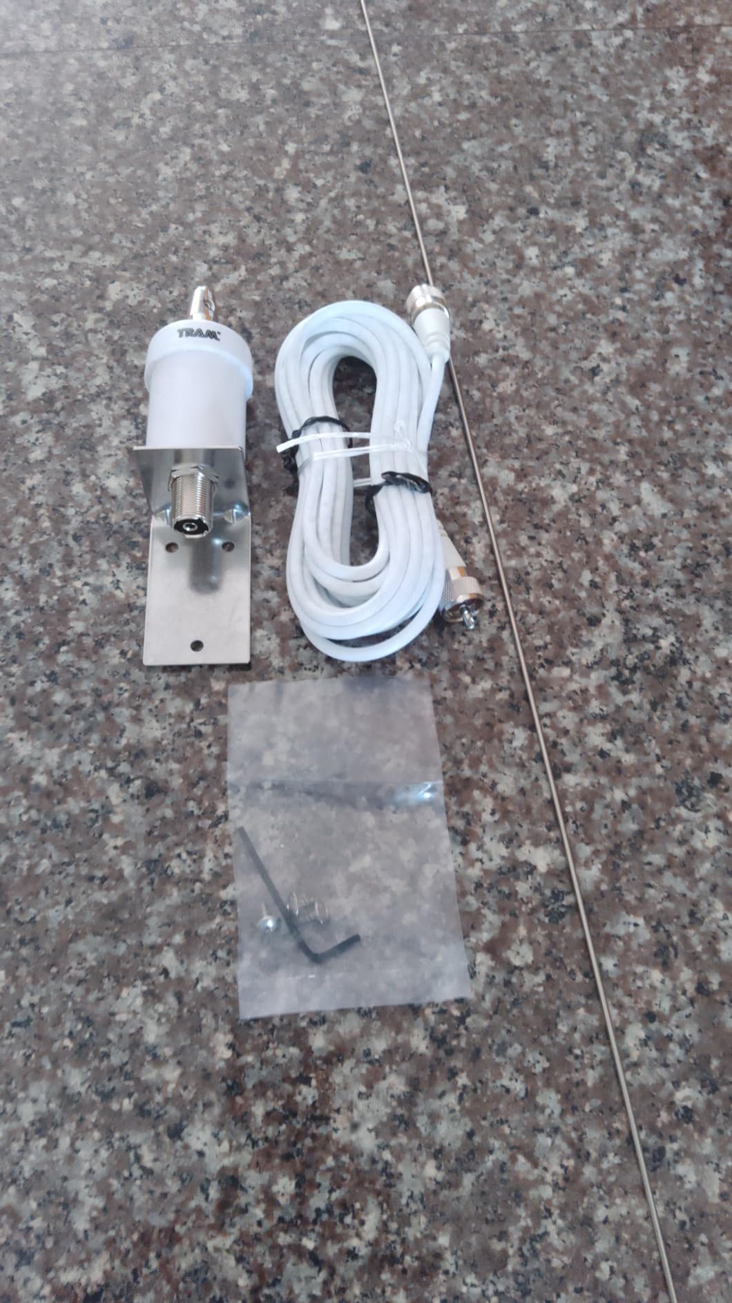 Tram 1600-HC Pretuned 35-Inch VHF Fiberglass Antenna with RG58 Cable and PL-259 Connectors customer photo 2