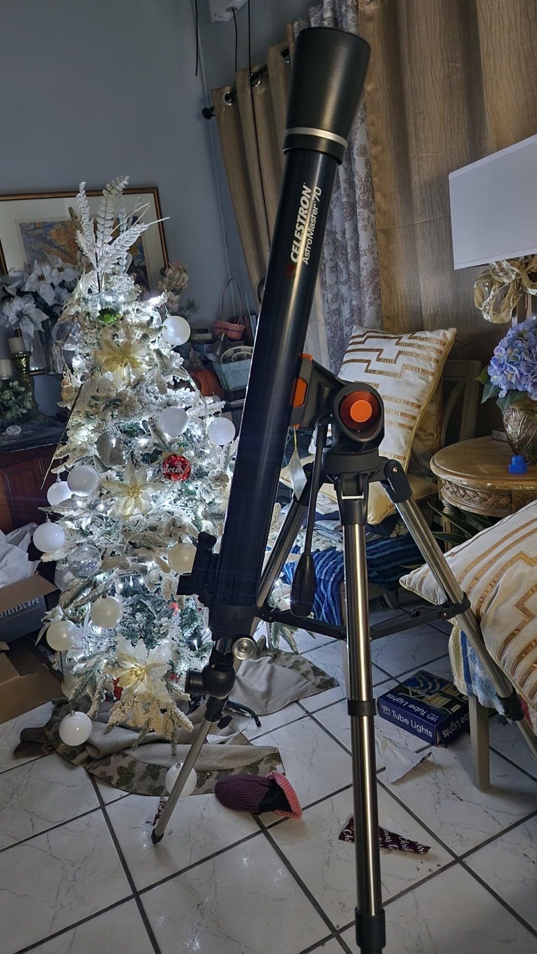 Celestron AstroMaster 70AZ Refractor Telescope for Moon & Planet Viewing customer photo 1