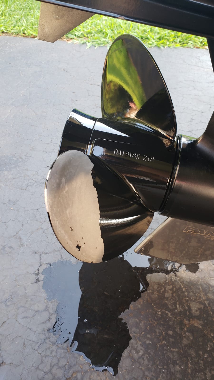 Quicksilver Black Diamond 3-Blade Aluminum Propeller for Mercury and MerCruiser Engines customer photo 2