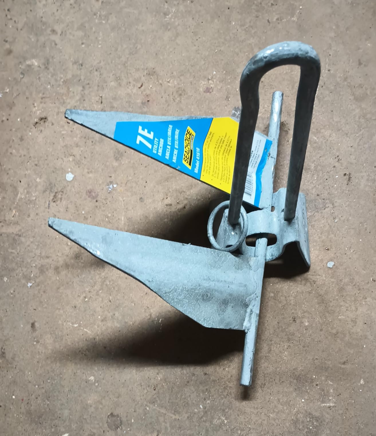Seachoice Utility Anchor with Slip Ring Shank – Hot-Dipped Galvanized Steel or PVC Coated – Multiple Sizes customer photo 2