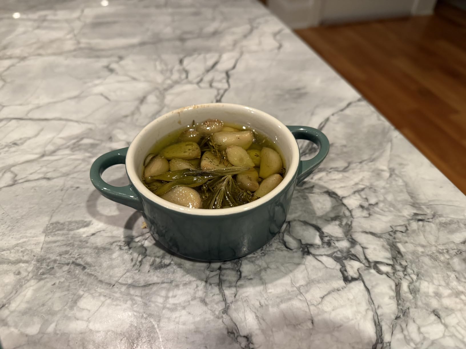 Le Creuset Stoneware Mini Round Cocotte, 8 oz., Flame customer photo 2