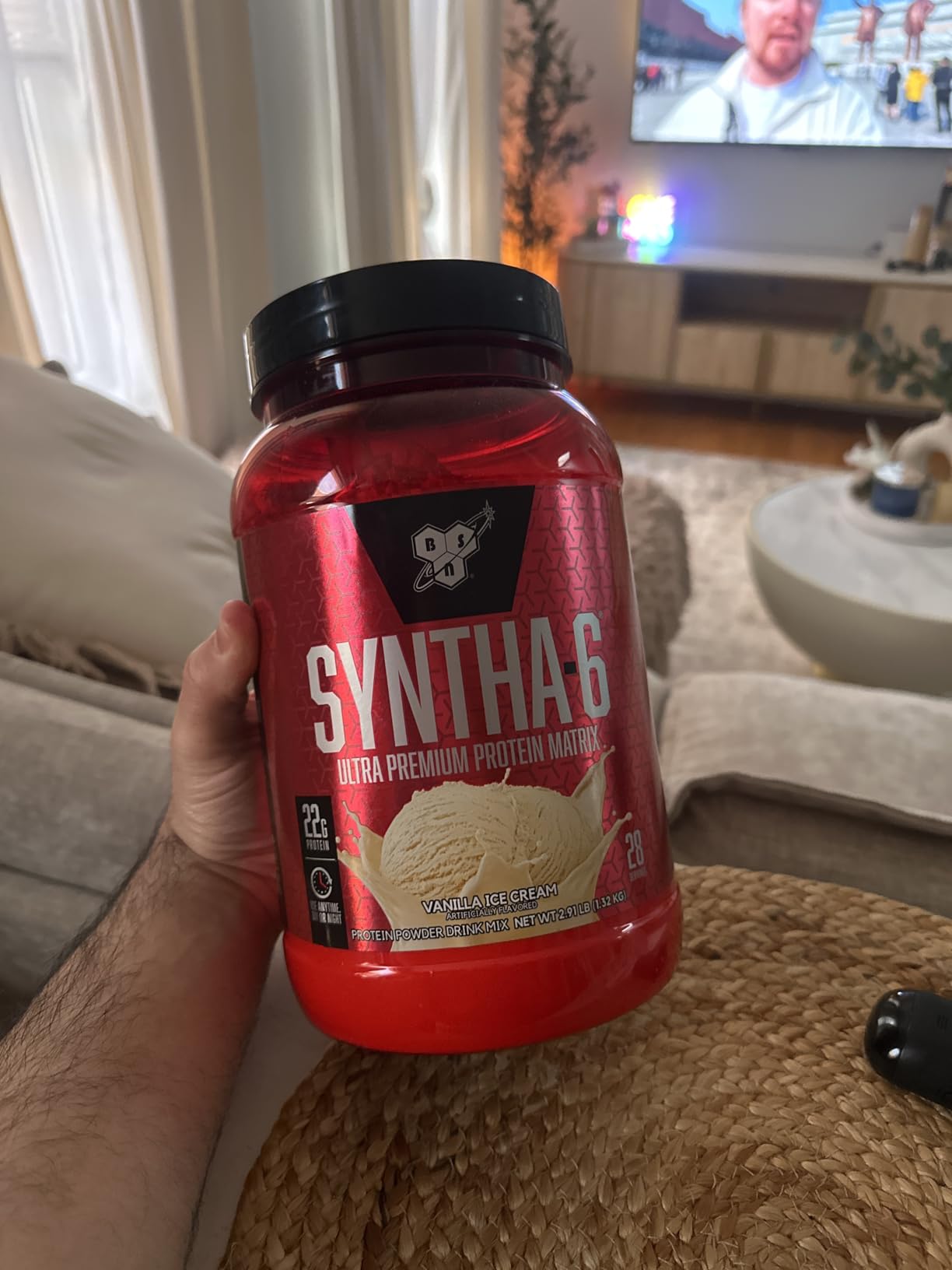 BSN SYNTHA-6 Premium Protein Powder, 6g Fiber, Whey Isolate, 48 Servings customer photo 1
