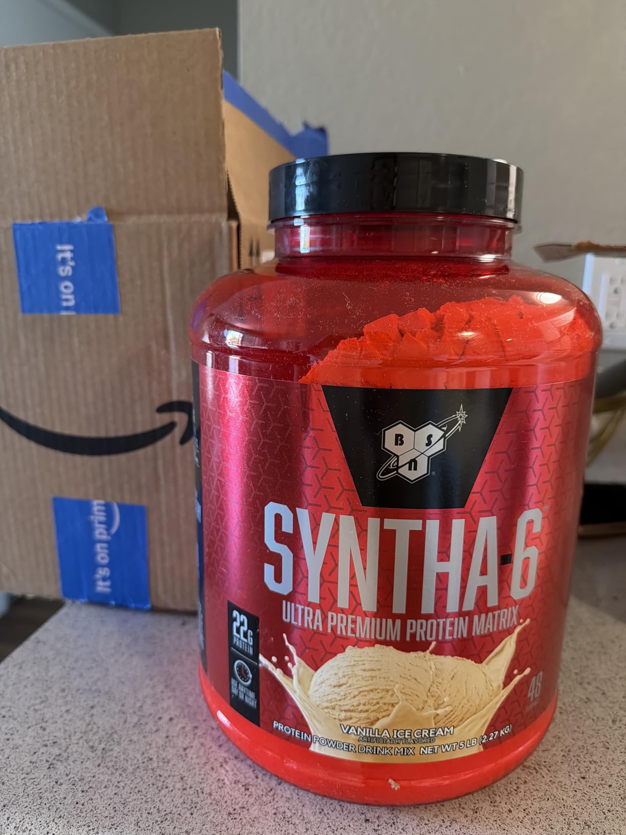 BSN SYNTHA-6 Premium Protein Powder, 6g Fiber, Whey Isolate, 48 Servings customer photo 2