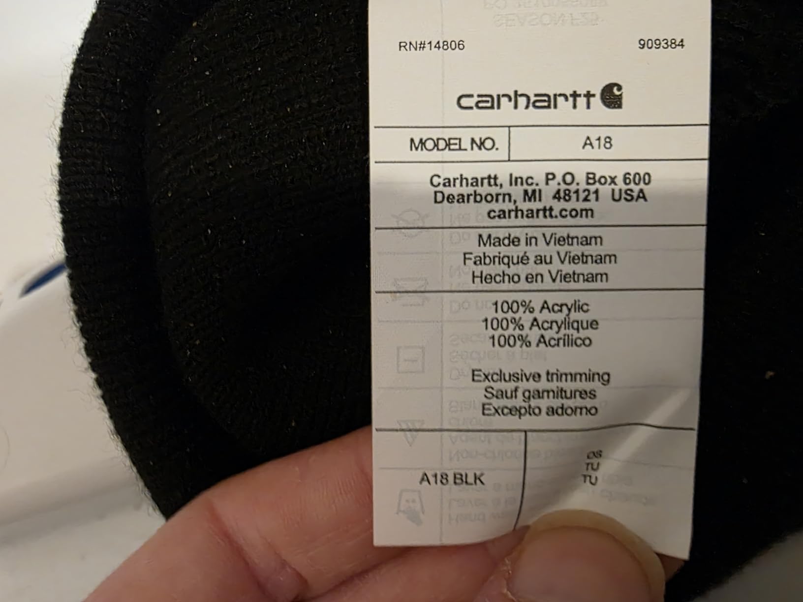 Carhartt A18 Watch Cap customer photo 2