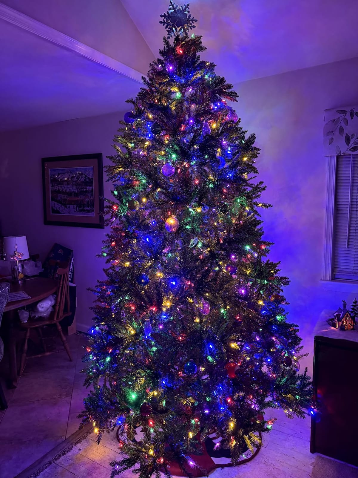 National Tree Company 7.5ft Pre-Lit Dunhill Fir Artificial Christmas Tree customer photo 1