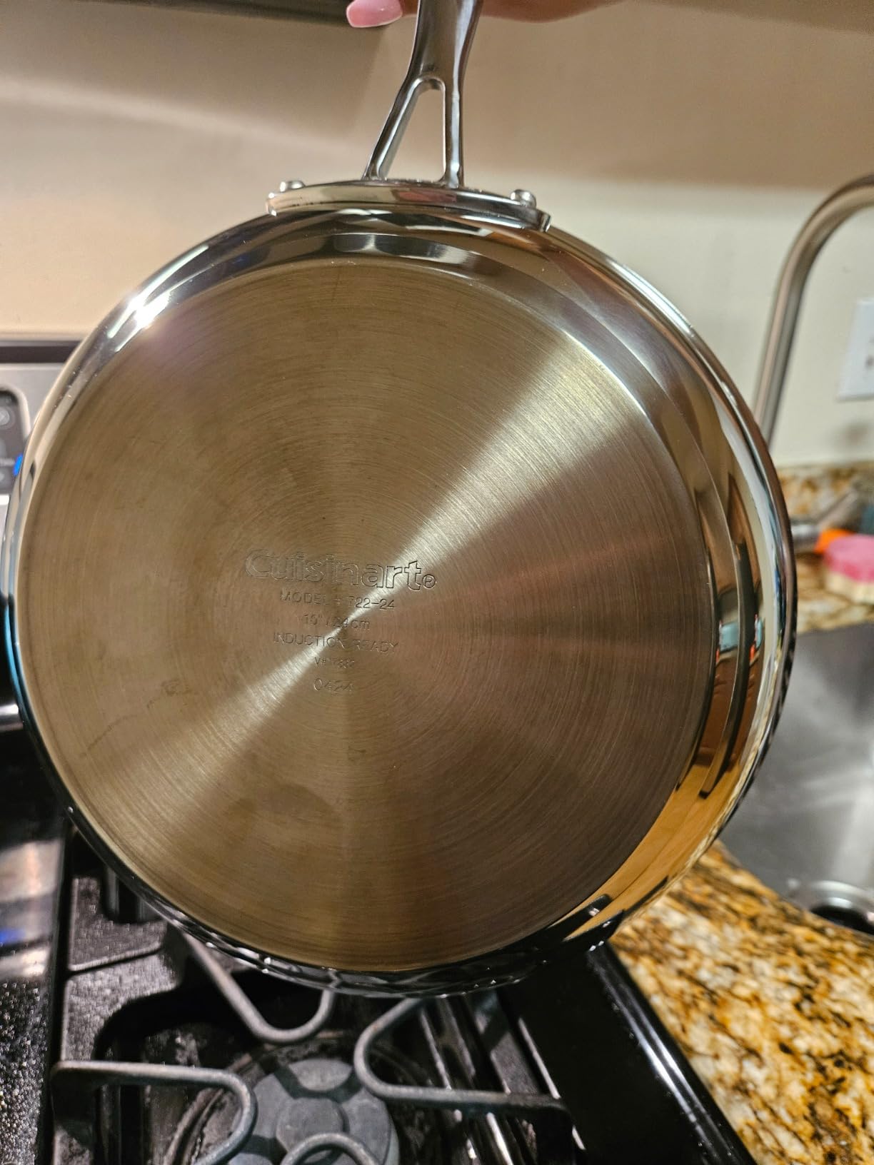 Cuisinart Chef's Classic Stainless Steel Pots and Pans Set, 11 pc, 77-11G customer photo 2