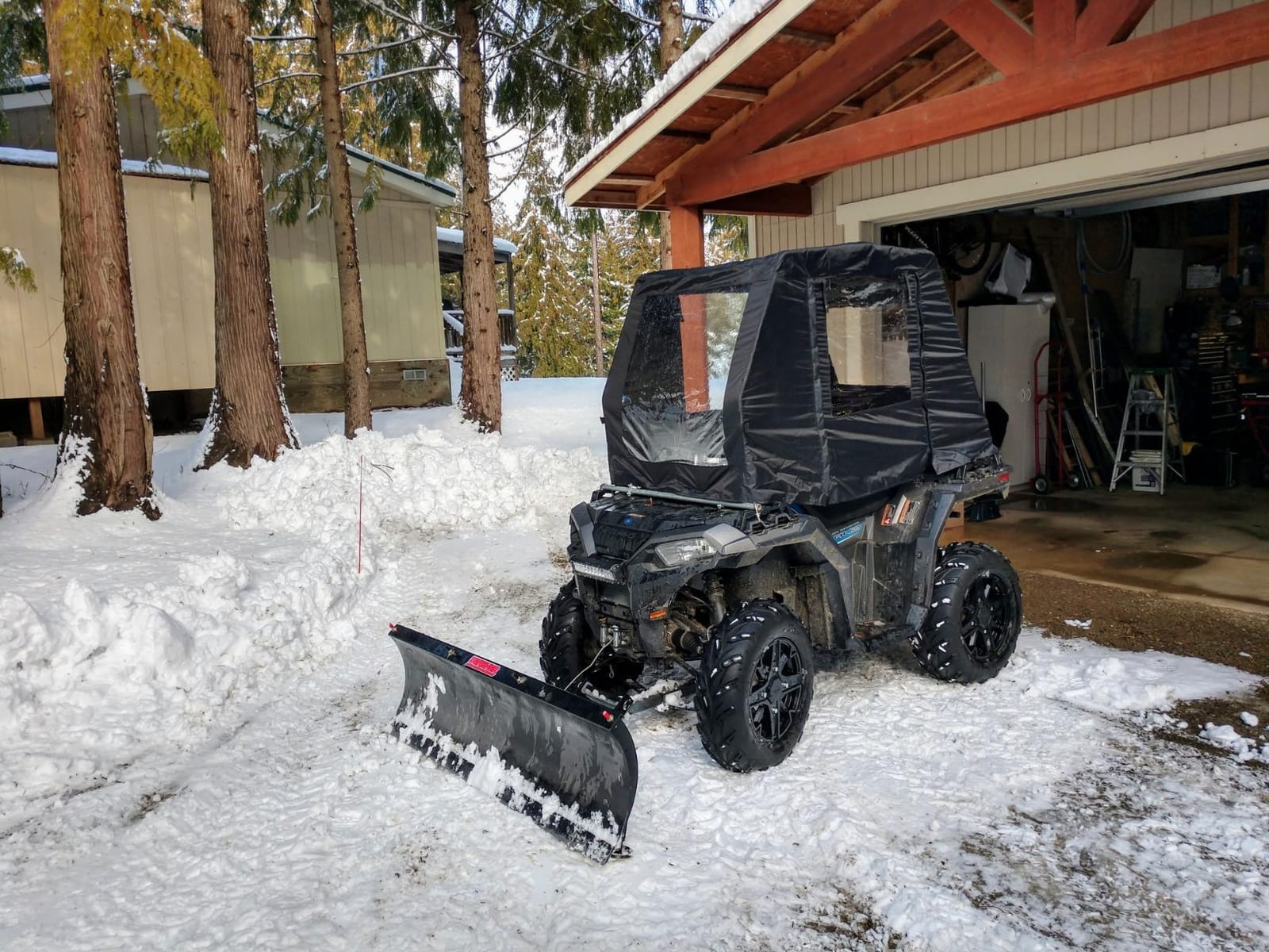 Guide Gear ATV Cab Enclosure Cabin Canopy Cover Heavy-Duty Outdoor All-Weather, Black None customer photo 1