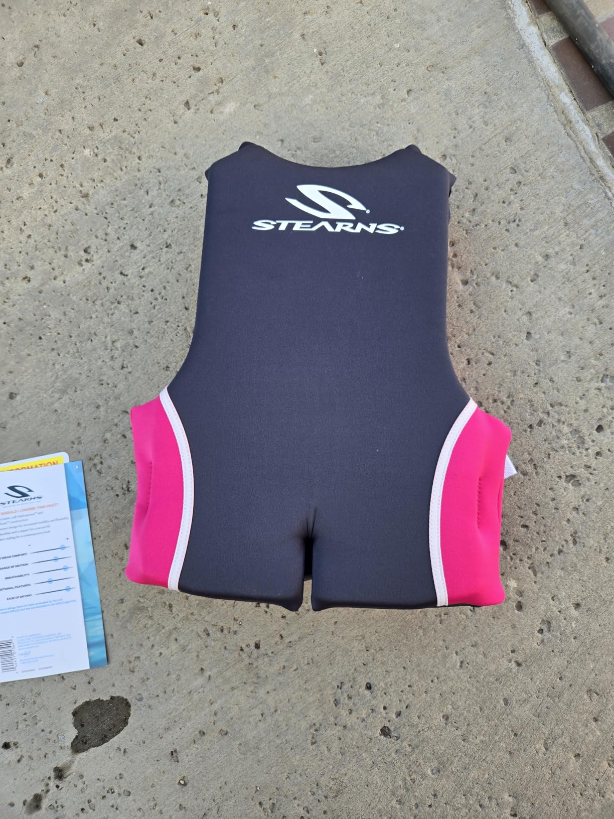 STEARNS Kids Hydroprene Life Vest, USCG Approved Type III Life Vest for Kids Weighing 50-90lbs, Great for Pool, Beach, Boat, & More customer photo 2