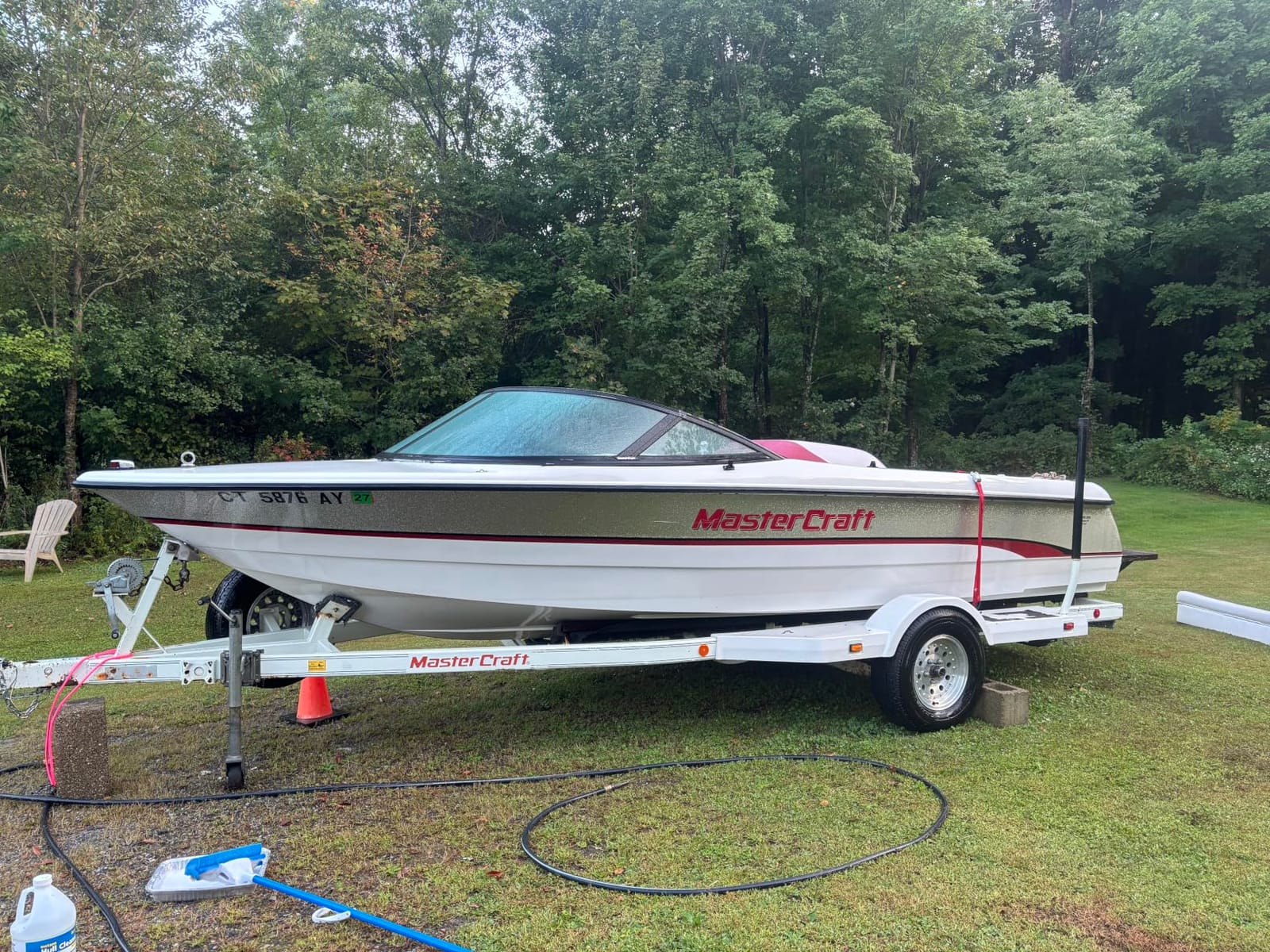 STAR BRITE Instant Hull Cleaner - Easily Remove Stains, Scum Lines & Grime for Boat Hulls, Fiberglass, Plastic & Painted Surfaces - Wipe On, Rinse Off Formula 32 Ounces (081732) customer photo 2