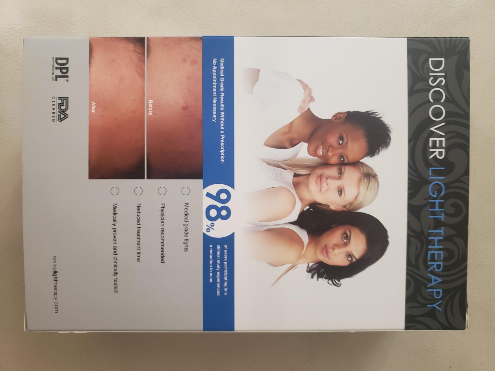 reVive Light Therapy Clinical Acne Device, Red & Blue Light Wand, Full Size customer photo 1