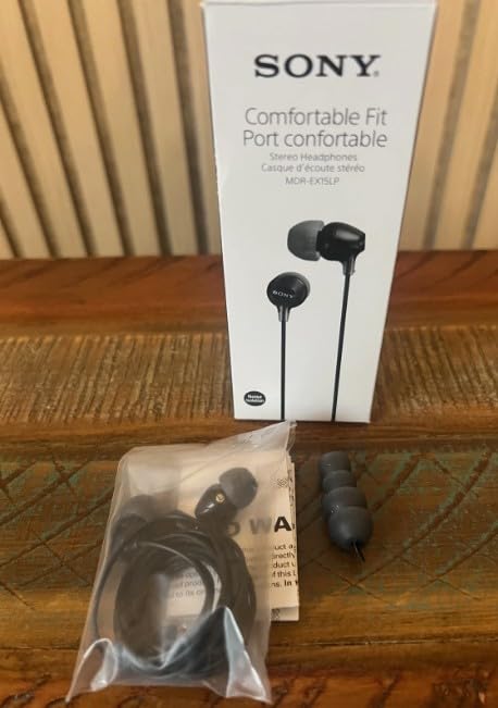 Sony MDREX15AP In-Ear Earbud Headphones with Mic, Black (MDREX15AP/B) customer photo 2