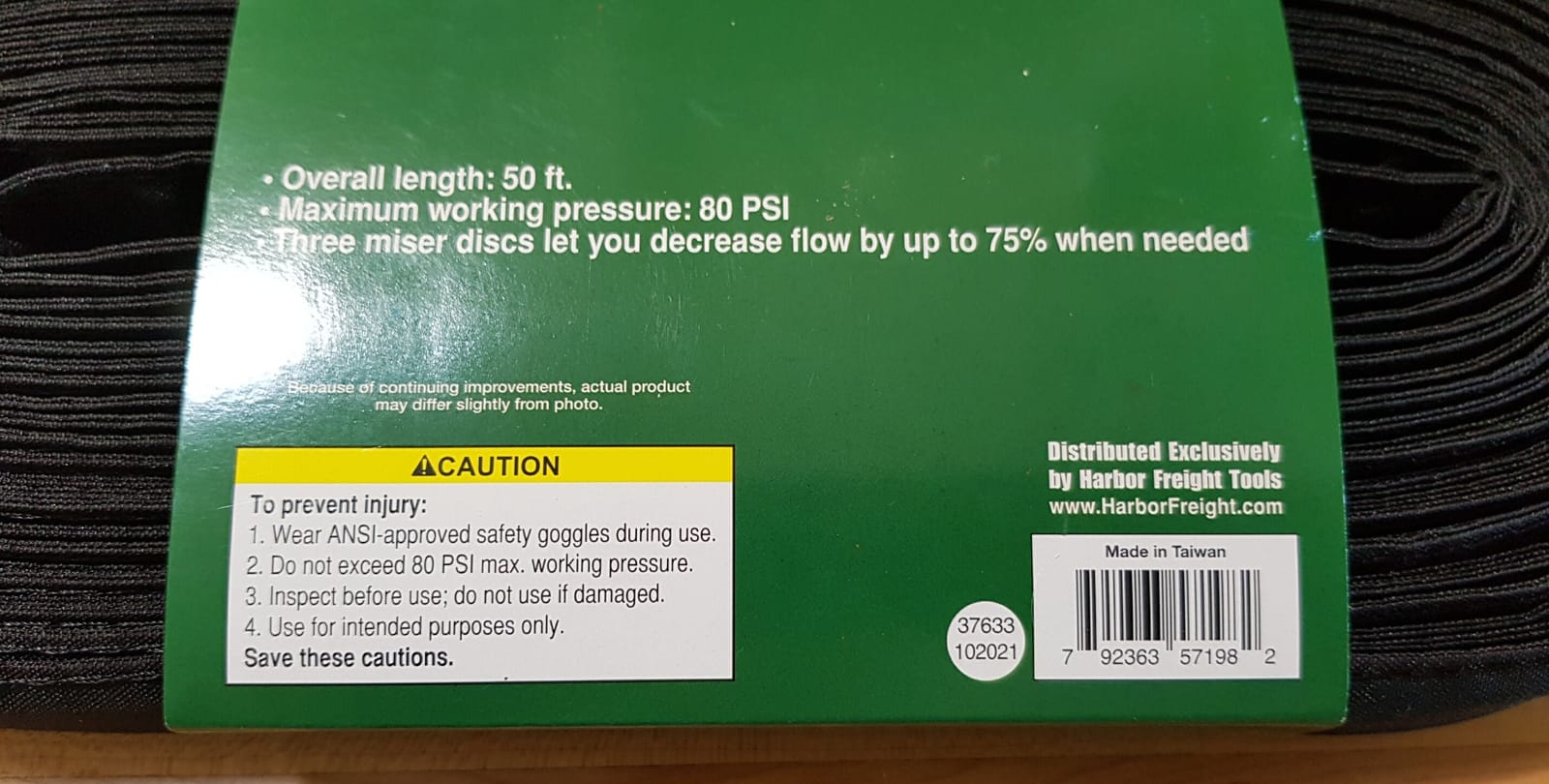 Heavy Duty Nylon Standard 3/4 X 50 Flat Soaker Seeper Drip Irrigation Hose customer photo 2