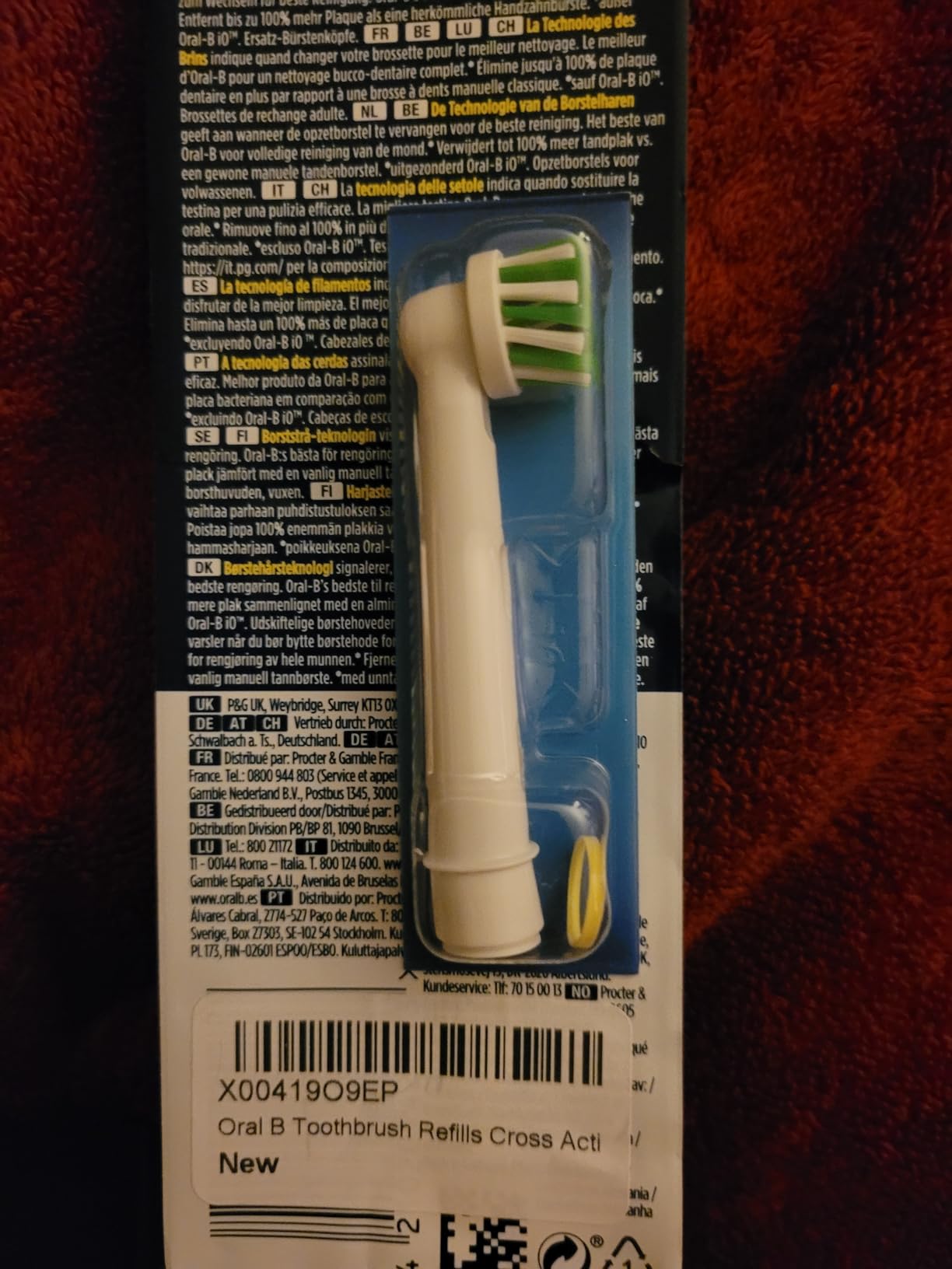 Oral B Cross Action Electric Toothbrush Replacement Brush Heads Refill, 4Count customer photo 1