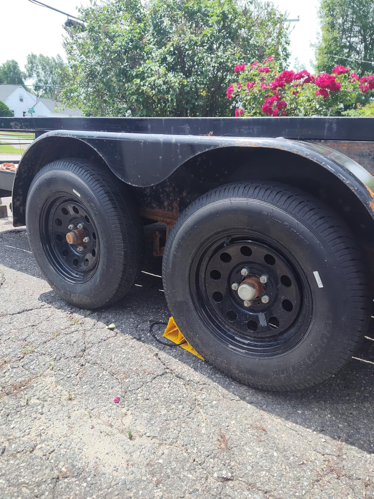 eCustomrim 2-Pack Trailer Tire Rim Assembly ST205/75D15 5 Lug Black Mod customer photo 2
