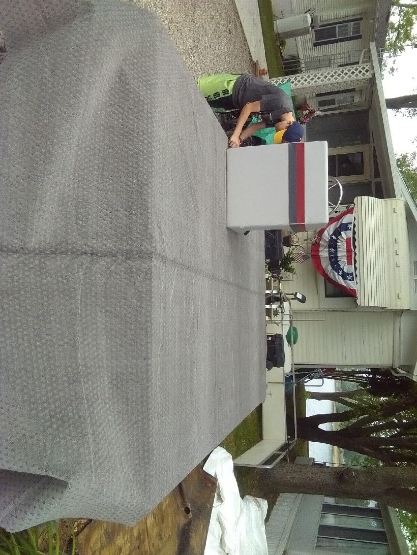 32 oz. Pontoon Boat Carpet - 8.5' Wide x Various Lengths (Choose Your Color!) (Granite, 8.5' x 20') customer photo 1