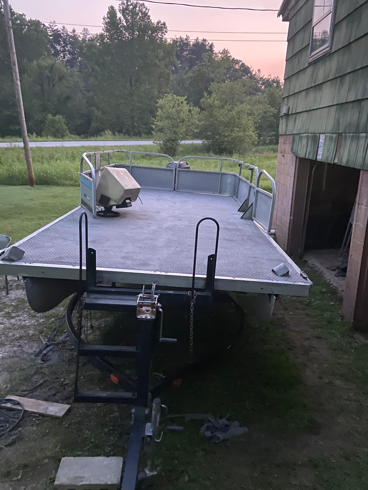 32 oz. Pontoon Boat Carpet - 8.5' Wide x Various Lengths (Choose Your Color!) (Granite, 8.5' x 20') customer photo 2