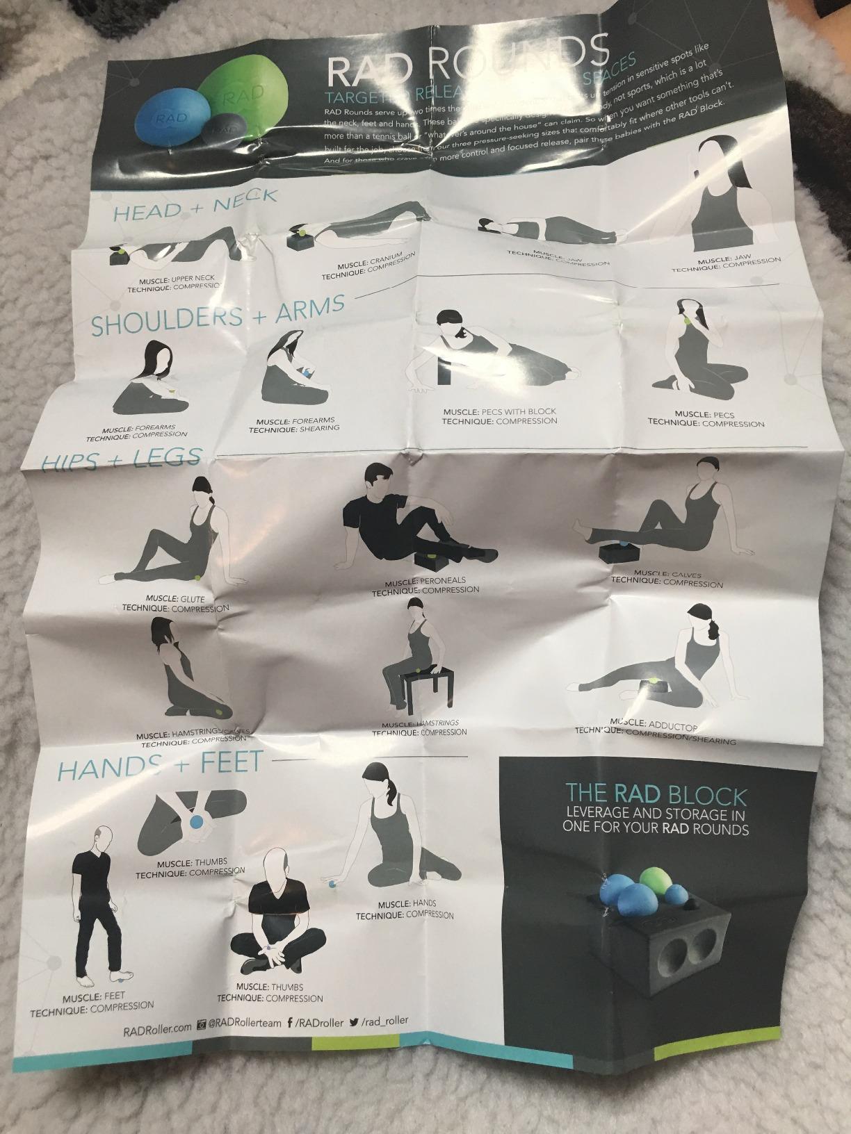 RAD Rounds – 3 Density Yoga Massage Ball Set for Deep Tissue Myofascial Release – Therapy Balls for Feet, Back, Neck, Jaw & Forearms – Trigger Point & Mobility Therapy (3-Pack) customer photo 2
