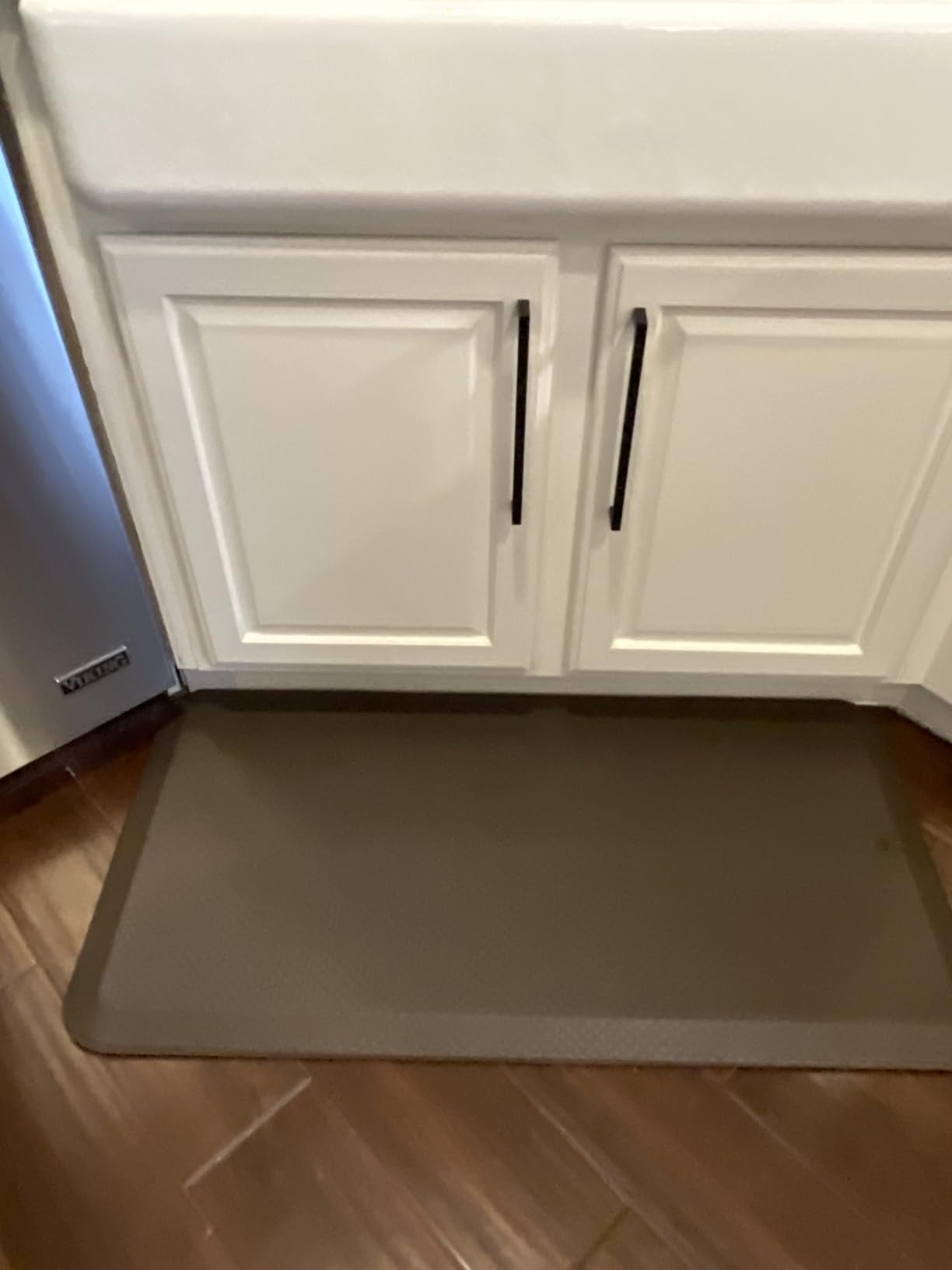KANGAROO Cushioned Anti Fatigue Kitchen Mats for Floor, 20x39 Black customer photo 2