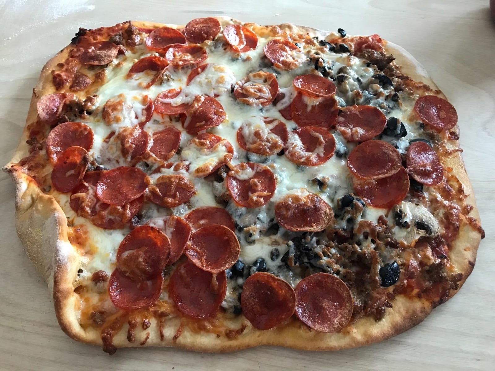 Large Pizza Stone for Oven and Grill – 15 x 12 inch Rectangular Pizza Stone customer photo 2