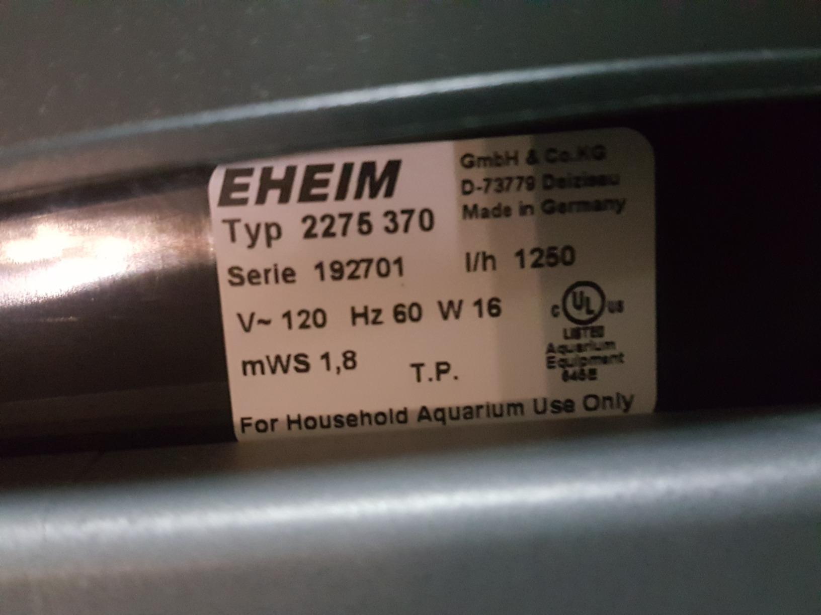 Eheim Pro 4+ 600 Filter up to 160g customer photo 1