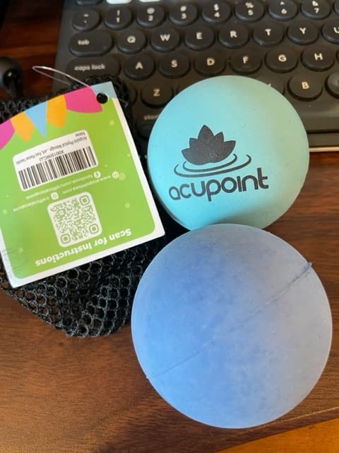Acupoint Physical Massage Therapy Ball Set - Ideal for Yoga, Deep Tissue Massage, Trigger Point Therapy and Myofascial Release Physical Therapy Equipment customer photo 2