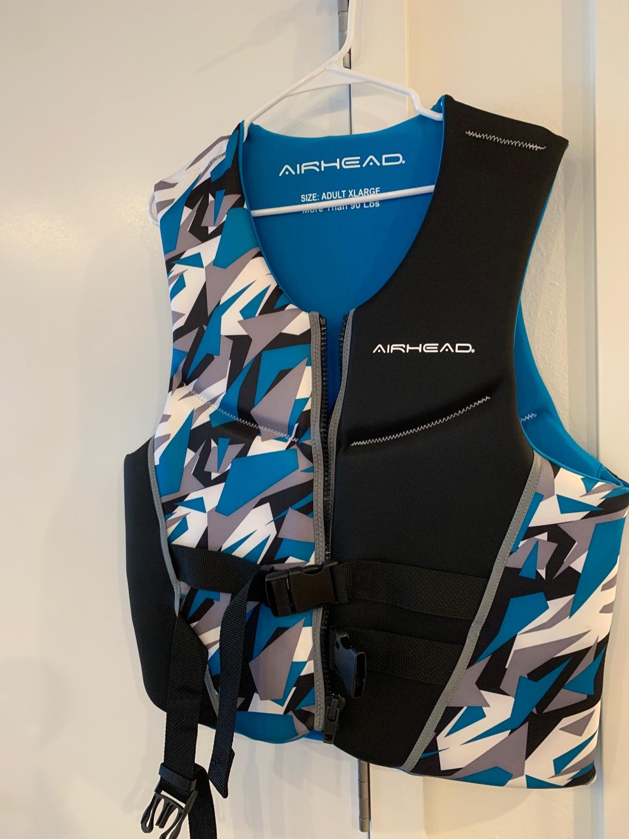 Airhead CAMO Cool Kwik-Dry Neolite Flex Life Jacket for Adults - USCG Approved Life Vest for Women & Men, Lightweight Flexible Watersports Vest for Boating, Wakeboarding, Kayaking & Jet Skiing customer photo 1