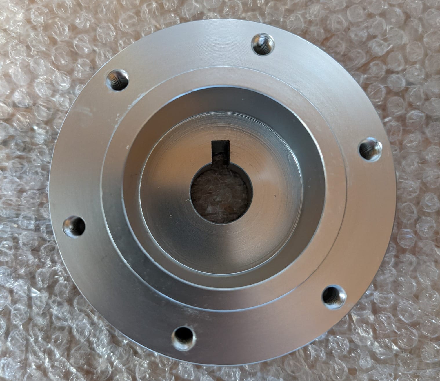 Winibo WH003 13-1/2 Inch Aluminum Alloy Three Spoke Marine Boat Steering Wheel customer photo 2